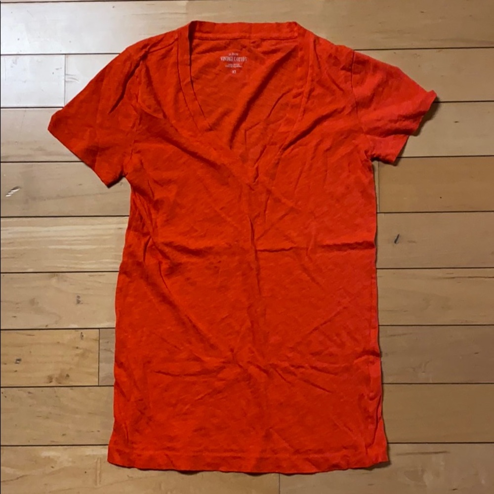 J.crew vintage cotton 100%, V-neck, XS